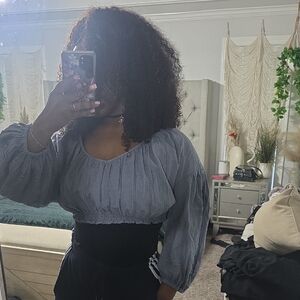 Universal Thread Gray Women's Blouse